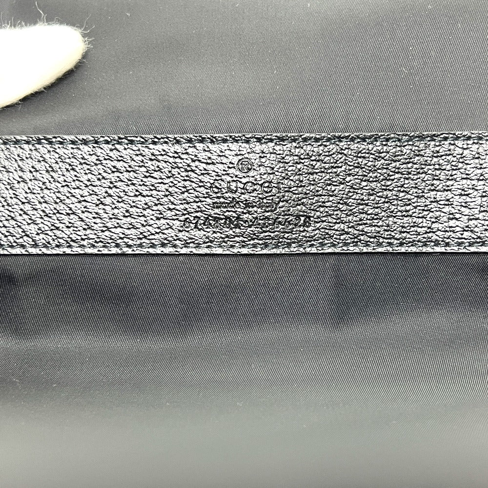 GUCCI 674801 オフザグリッド・トラベルポーチ ラウンド トラベルポーチ 旅行ポーチ ポーチ ナイロン/レザー レディース ブラック