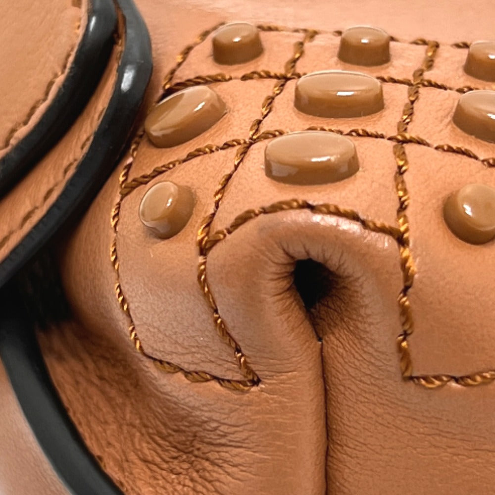 TOD’S ウェーブ マイクロ 2WAY カバン バッグ　ミニバッグ ショルダーバッグ レザー レディース ブラウン