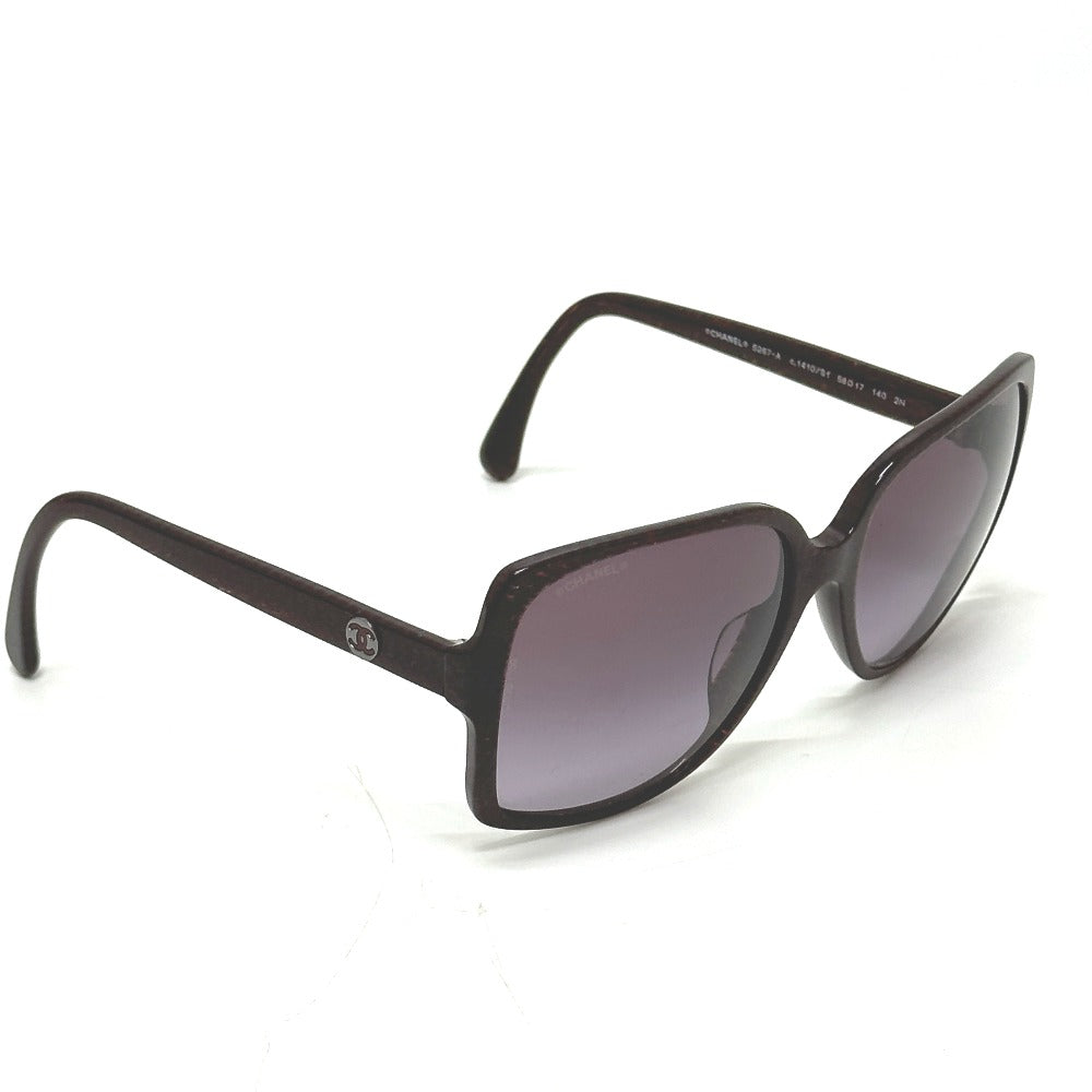 CHANEL 5267-A ココマーク めがね メガネ アイウェア 眼鏡 サングラス プラスチック レディース パープル系