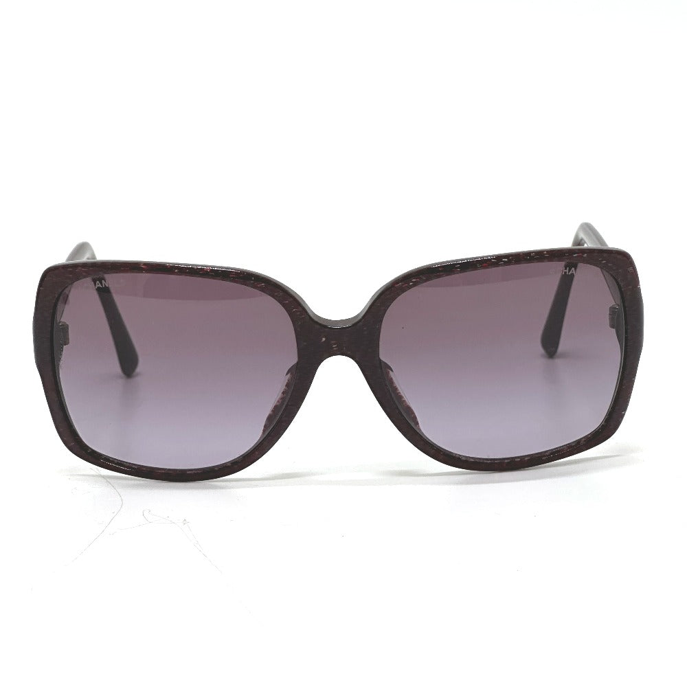 CHANEL 5267-A ココマーク めがね メガネ アイウェア 眼鏡 サングラス プラスチック レディース パープル系