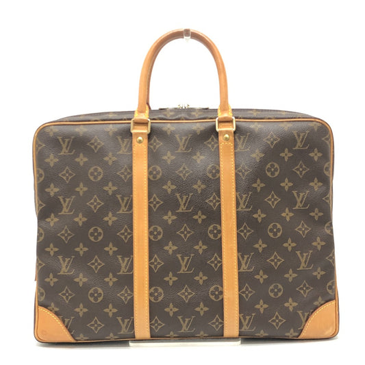 LOUIS VUITTON M53361 Porte-Document Voyage Briefcase, Document Bag, Business Bag, Monogram Canvas, Women's, Brown