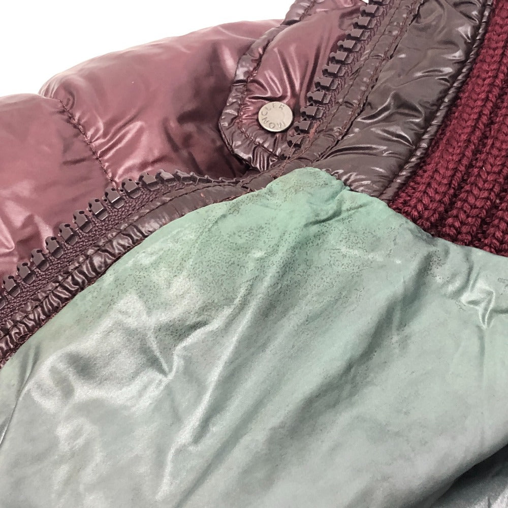 MONCLER FEDOR Women's Short Down Jacket in Nylon, Wine Red