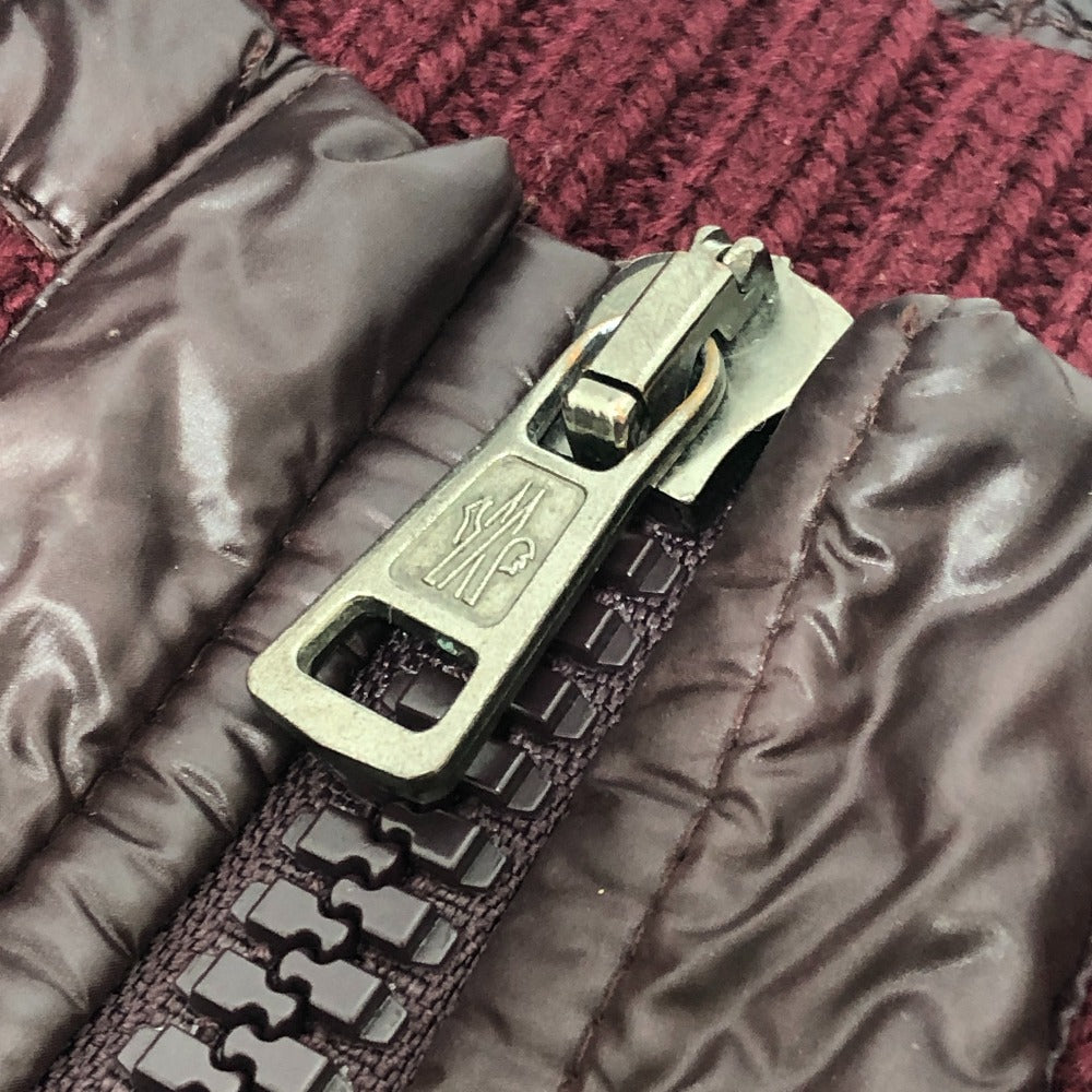 MONCLER FEDOR フェドール アパレル アウター ショート丈 ダウンジャケット ナイロン レディース ワインレッド