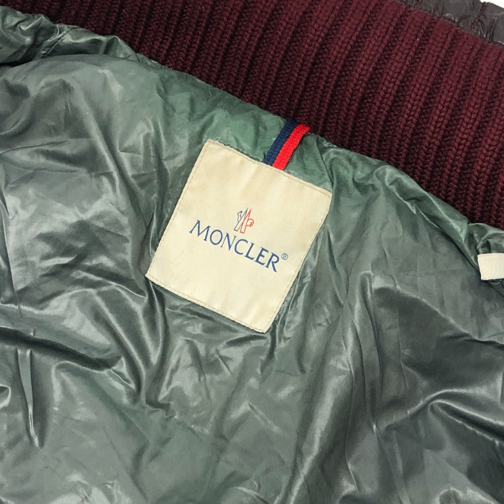 MONCLER FEDOR フェドール アパレル アウター ショート丈 ダウンジャケット ナイロン レディース ワインレッド