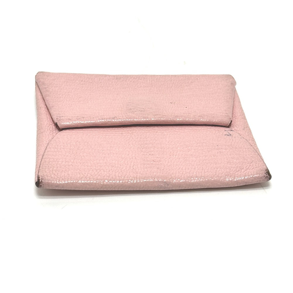 HERMES コンパクト バスティア 小物 小銭入れ 財布 コインケース シェーブルコロマンデル レディース ローズサクラ