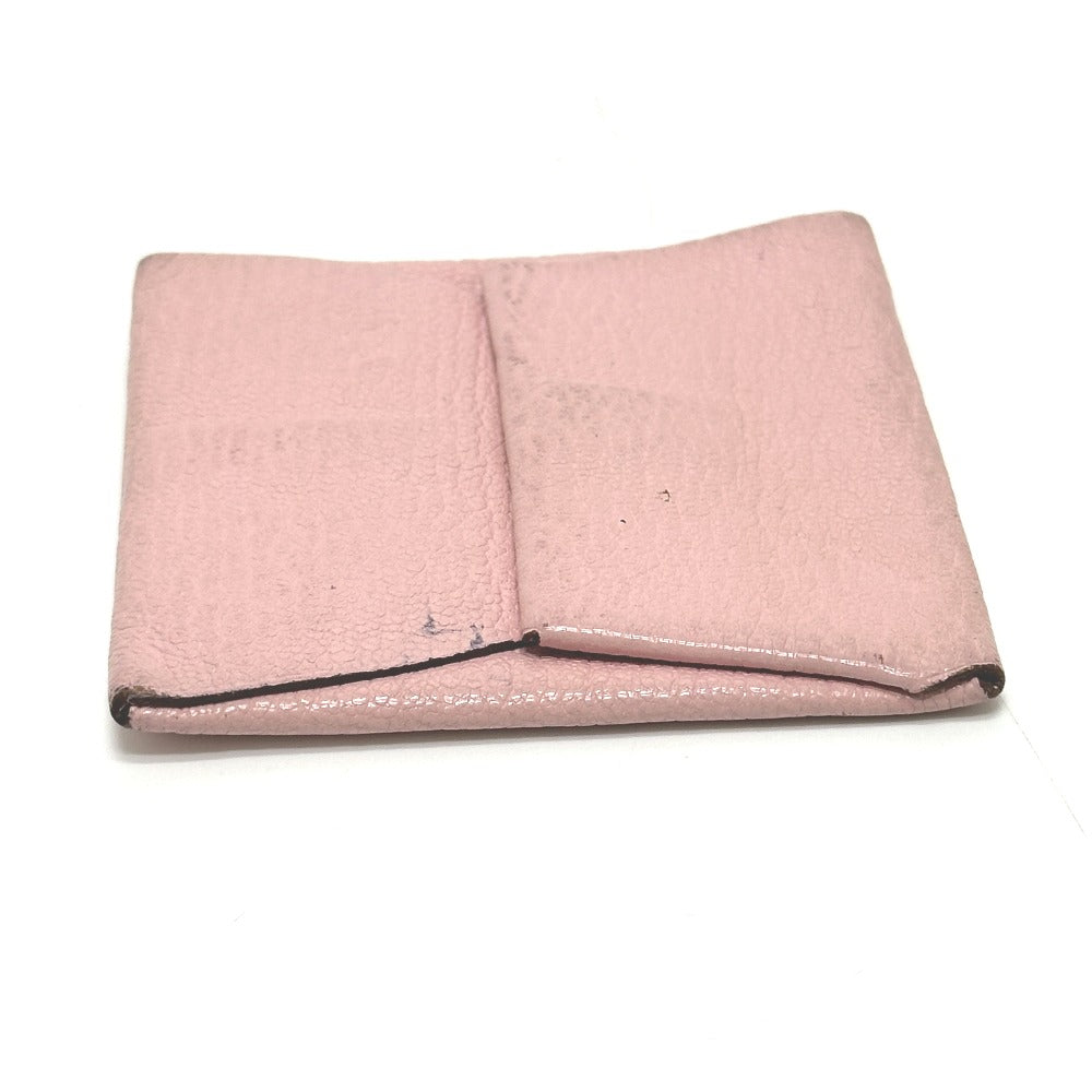 HERMES コンパクト バスティア 小物 小銭入れ 財布 コインケース シェーブルコロマンデル レディース ローズサクラ