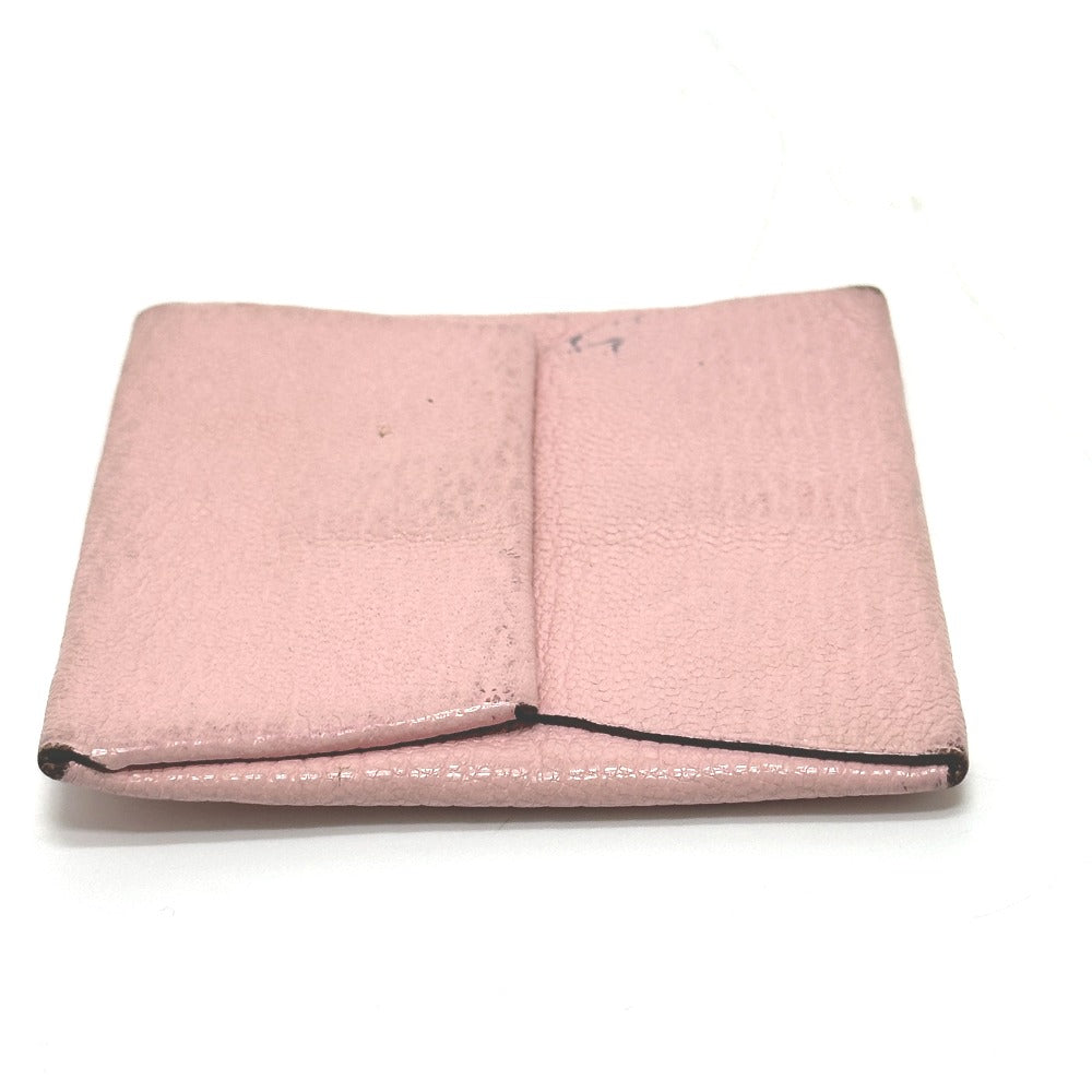 HERMES コンパクト バスティア 小物 小銭入れ 財布 コインケース シェーブルコロマンデル レディース ローズサクラ