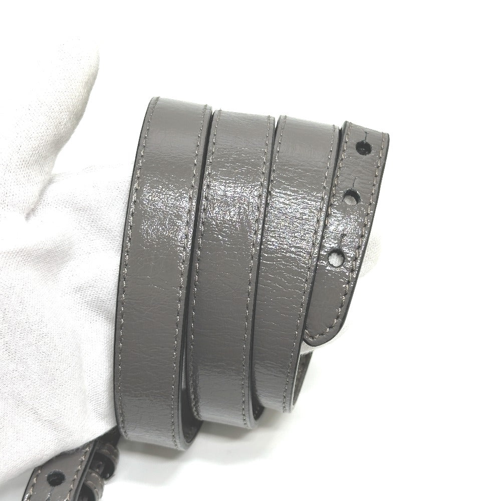 BURBERRY 105054A1209 ソフトバナー 2WAY ショルダーバッグ ハンドバッグ ポリウレタン レディース グレー