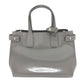 BURBERRY 105054A1209 ソフトバナー 2WAY ショルダーバッグ ハンドバッグ ポリウレタン レディース グレー
