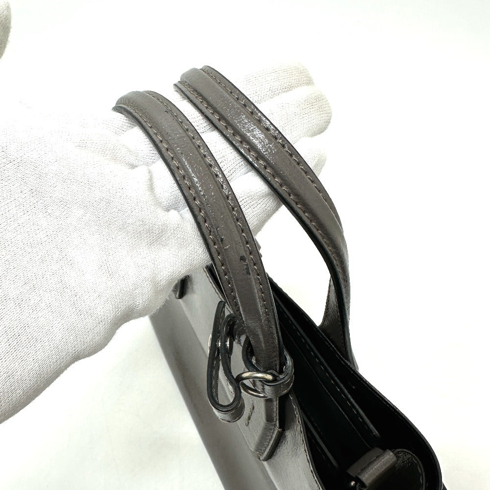 BURBERRY 105054A1209 ソフトバナー 2WAY ショルダーバッグ ハンドバッグ ポリウレタン レディース グレー