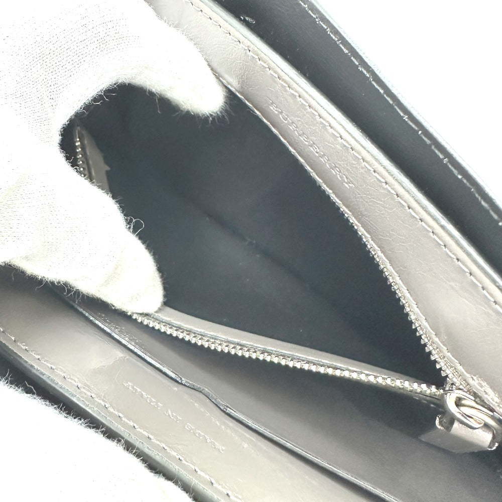BURBERRY 105054A1209 ソフトバナー 2WAY ショルダーバッグ ハンドバッグ ポリウレタン レディース グレー