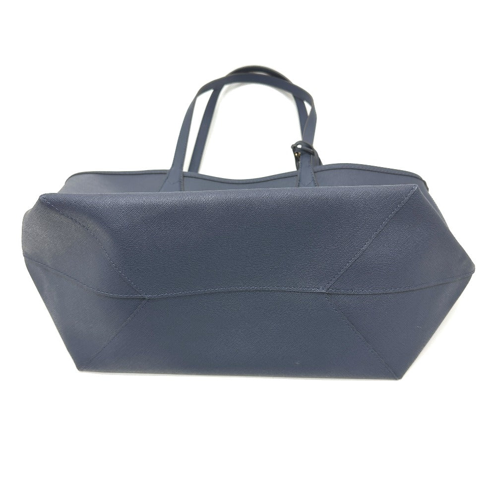Michael Kors 35F7GY2T3T ロゴ ポーチ付き リバーシブル トートバッグ PVC レディース ブルー×グレー