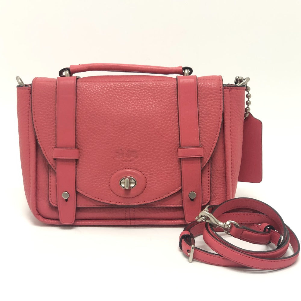 COACH 32262 ブリーカー ミニ ブルックリン 2WAY カバン ハンドバッグ 斜め掛け ショルダーバッグ レザー レディース ピンク