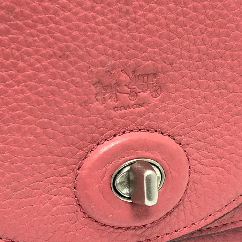 COACH 32262 ブリーカー ミニ ブルックリン 2WAY カバン ハンドバッグ 斜め掛け ショルダーバッグ レザー レディース ピンク