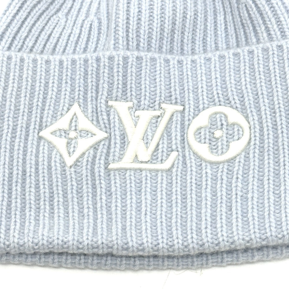 LOUIS VUITTON M93262 ビーニー・LV ヘッドライン ビーニー 帽子 ニットキャップ ニット帽 ウール レディース ブルーシエル