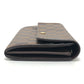 LOUIS VUITTON N61734 Portefeuille Sarah Long Wallet, Bifold, Damier Canvas, Ebene, Brown, Women's
