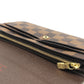 LOUIS VUITTON N61734 Portefeuille Sarah Long Wallet, Bifold, Damier Canvas, Ebene, Brown, Women's
