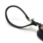 Salvatore Ferragamo AU-22/0386 Vara Pump Motif Keychain Bag Charm Leather Women's Black