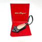 Salvatore Ferragamo AU-22/0386 Vara Pump Motif Keychain Bag Charm Leather Women's Black