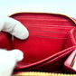 LOUIS VUITTON M93608 Zippy Coin Purse Wallet with Round Zipper, Monogram Vernis, Women's, Pomme d'Amour