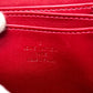 LOUIS VUITTON M93608 Zippy Coin Purse Wallet with Round Zipper, Monogram Vernis, Women's, Pomme d'Amour