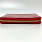 LOUIS VUITTON M93608 Zippy Coin Purse Wallet with Round Zipper, Monogram Vernis, Women's, Pomme d'Amour