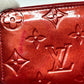 LOUIS VUITTON M93608 Zippy Coin Purse Wallet with Round Zipper, Monogram Vernis, Women's, Pomme d'Amour
