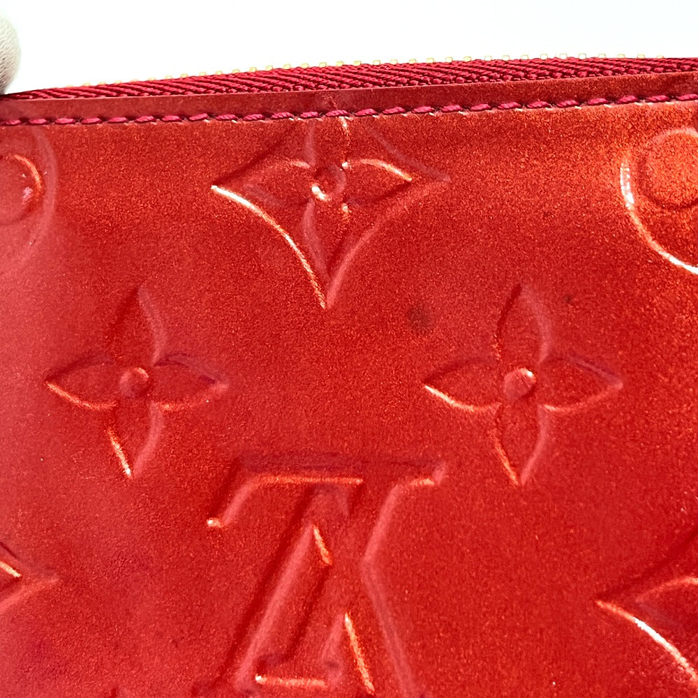 LOUIS VUITTON M93608 Zippy Coin Purse Wallet with Round Zipper, Monogram Vernis, Women's, Pomme d'Amour