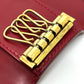 LOUIS VUITTON M91211 Multicle 4 Key Case, 4-Key, 4-Piece, Monogram Vernis, Women's, Pomme d'Amour, Red
