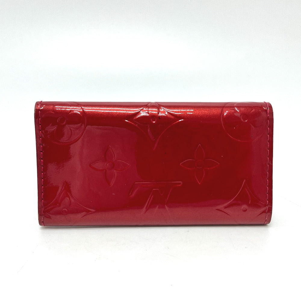LOUIS VUITTON M91211 Multicle 4 Key Case, 4-Key, 4-Piece, Monogram Vernis, Women's, Pomme d'Amour, Red
