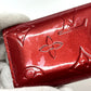 LOUIS VUITTON M91211 Multicle 4 Key Case, 4-Key, 4-Piece, Monogram Vernis, Women's, Pomme d'Amour, Red