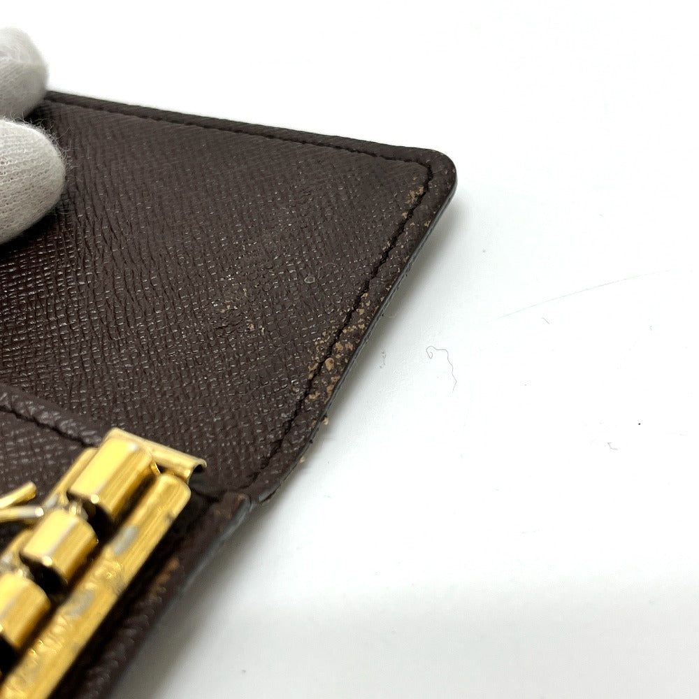 LOUIS VUITTON N62631 Multicle 4 Key Case with 4 Keys, Damier Canvas, Women's, Brown
