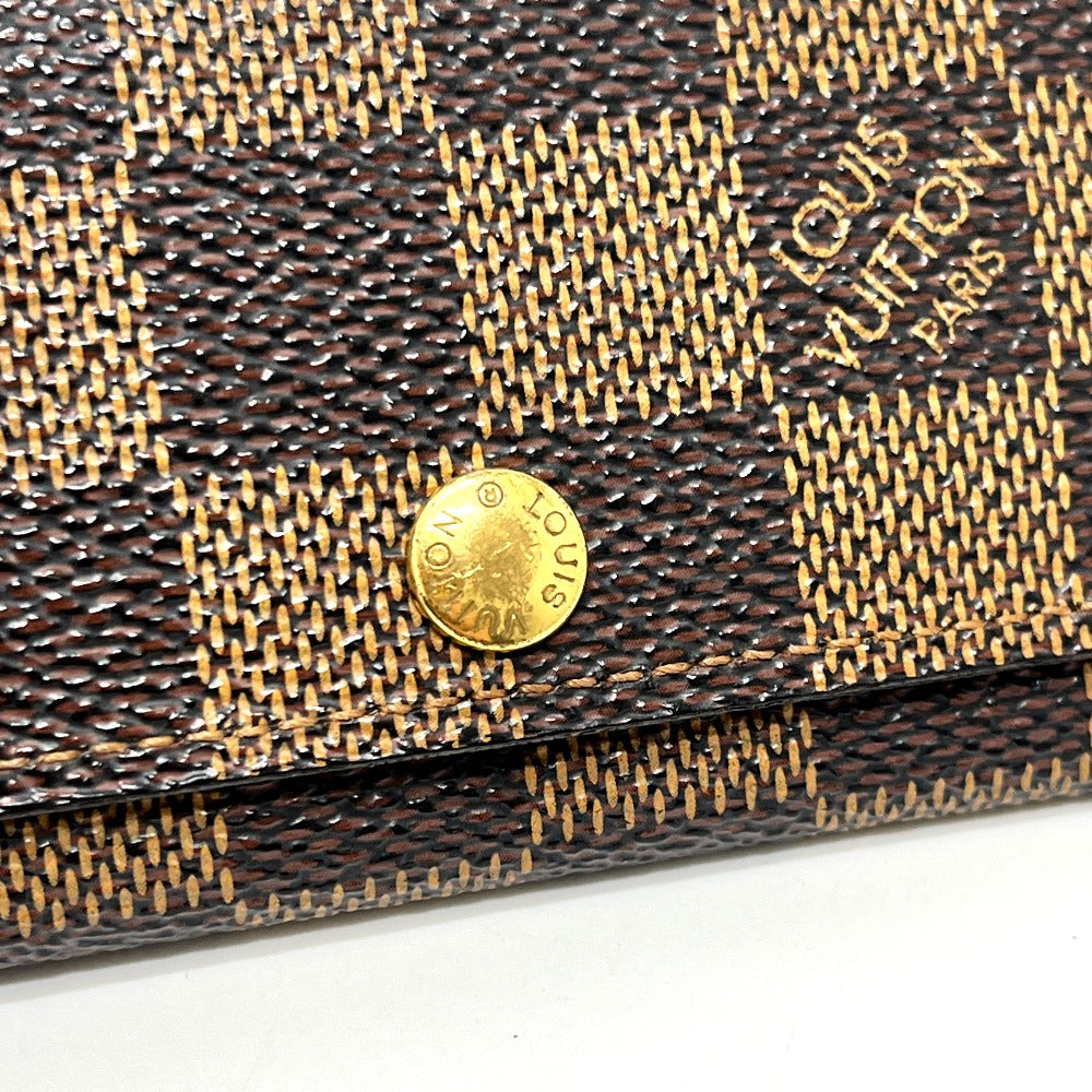 LOUIS VUITTON N62631 Multicle 4 Key Case with 4 Keys, Damier Canvas, Women's, Brown