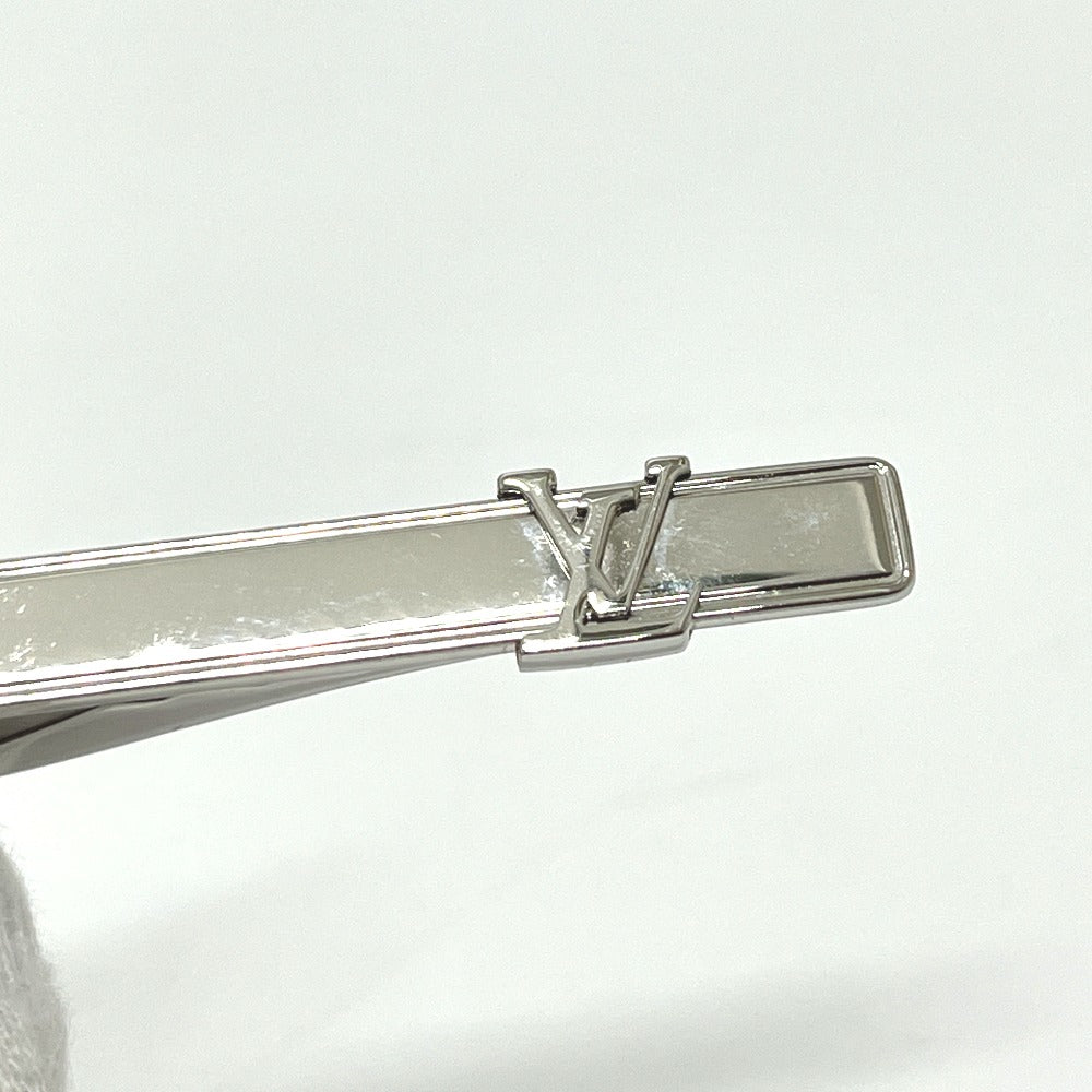 LOUIS VUITTON M61981 Pince Cravate LV Initial Tie Clip, Metal, Men's, Silver