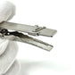 LOUIS VUITTON M61981 Pince Cravate LV Initial Tie Clip, Metal, Men's, Silver