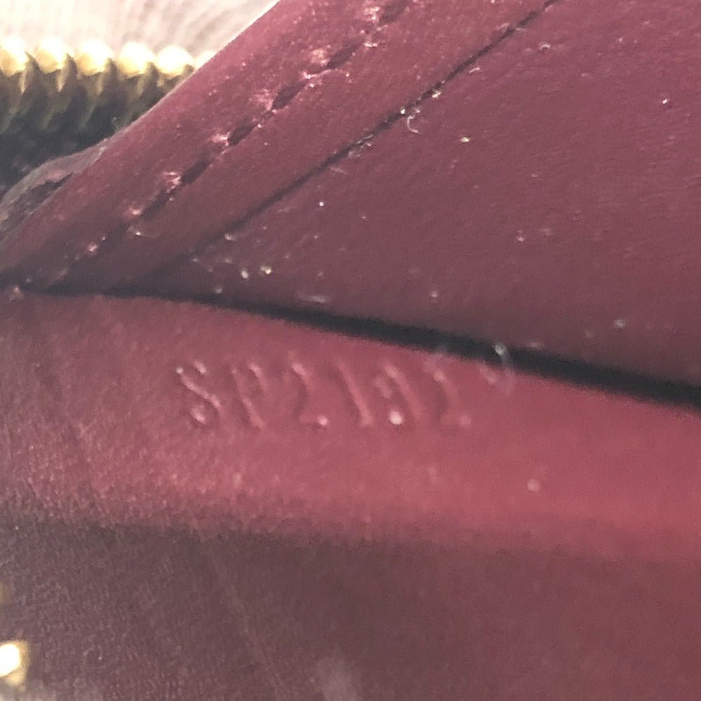 LOUIS VUITTON M93522 ジッピーウォレット ラウンドファスナー ロングウォレット 長財布 モノグラムヴェルニ レディース アマラント