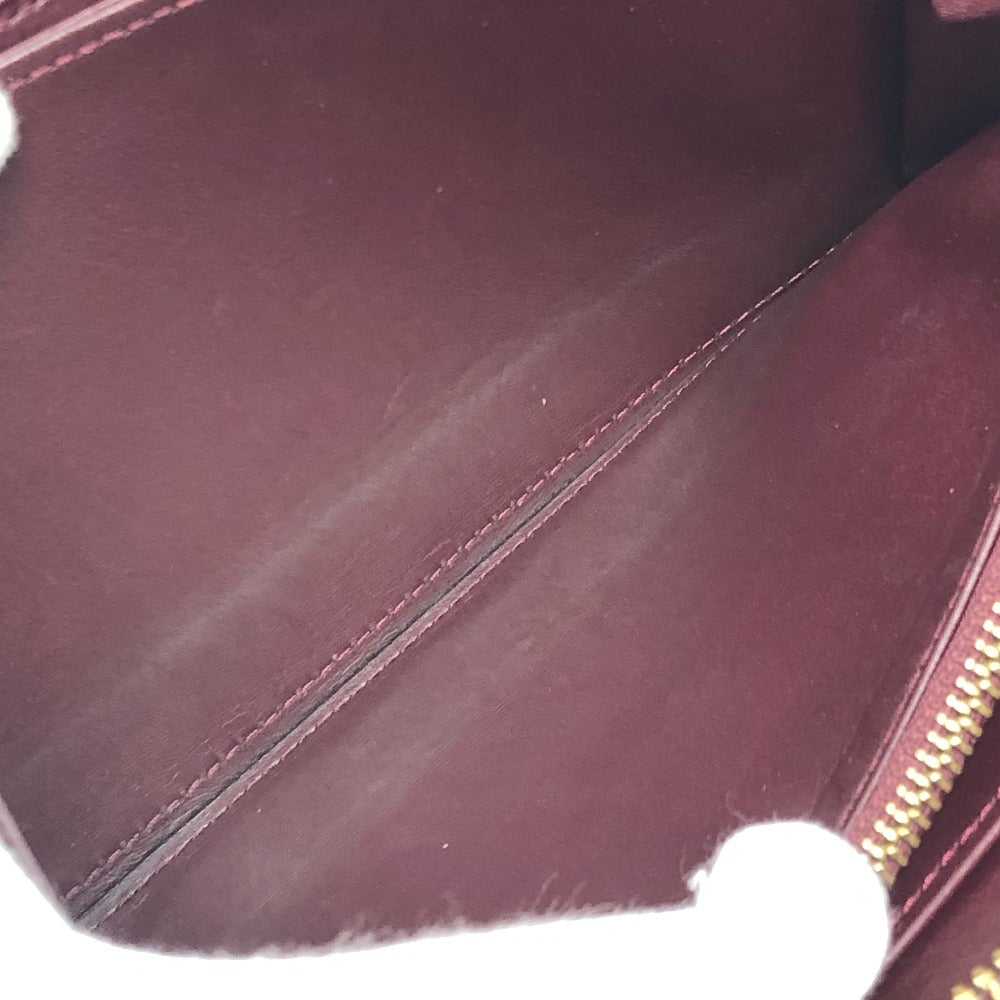 LOUIS VUITTON M93522 ジッピーウォレット ラウンドファスナー ロングウォレット 長財布 モノグラムヴェルニ レディース アマラント