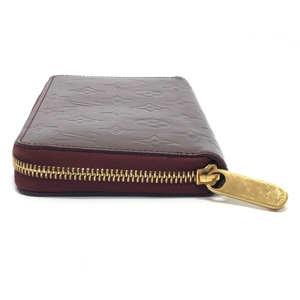 LOUIS VUITTON M93522 ジッピーウォレット ラウンドファスナー ロングウォレット 長財布 モノグラムヴェルニ レディース アマラント