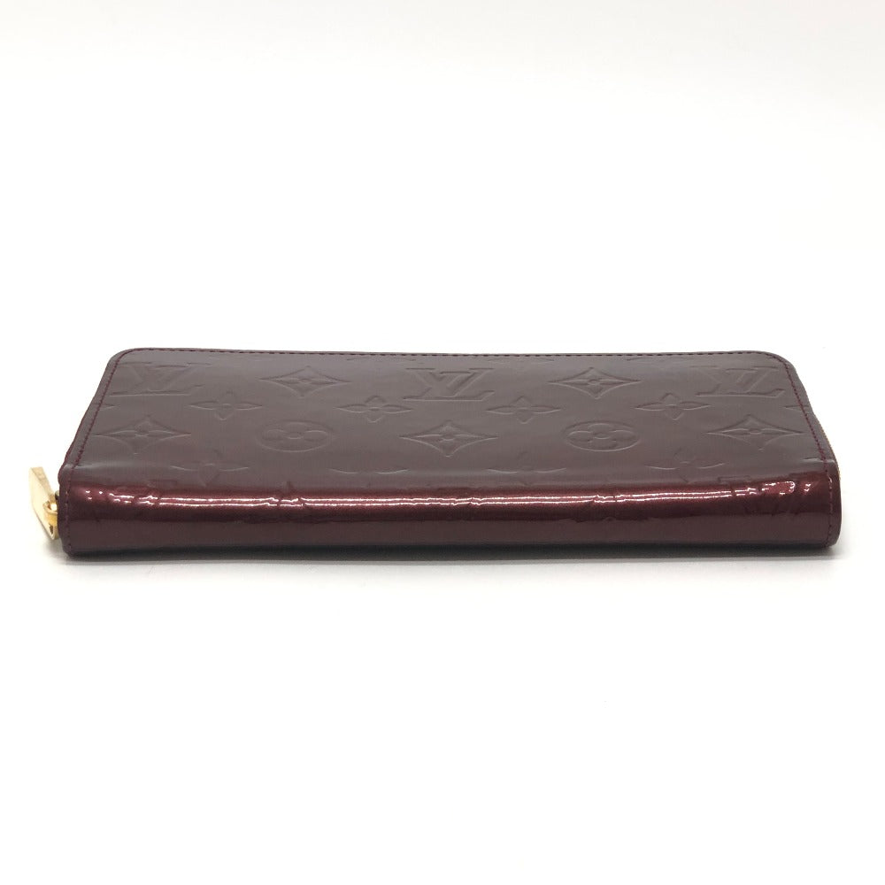LOUIS VUITTON M93522 ジッピーウォレット ラウンドファスナー ロングウォレット 長財布 モノグラムヴェルニ レディース アマラント