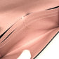LOUIS VUITTON M62203 Portefeuille Jeanne Card Case Long Wallet Monogram Canvas Women's Rose Ballerine