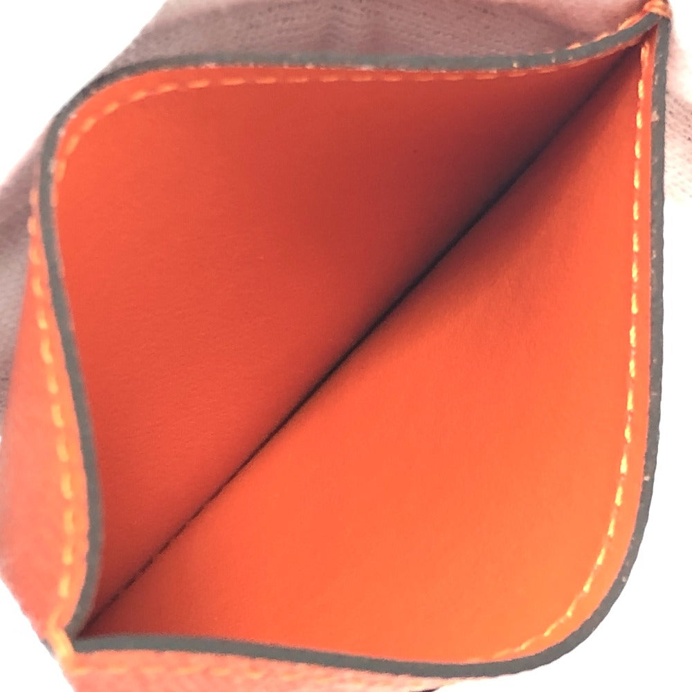 LOUIS VUITTON M62203 Portefeuille Jeanne Card Case Long Wallet Monogram Canvas Women's Rose Ballerine