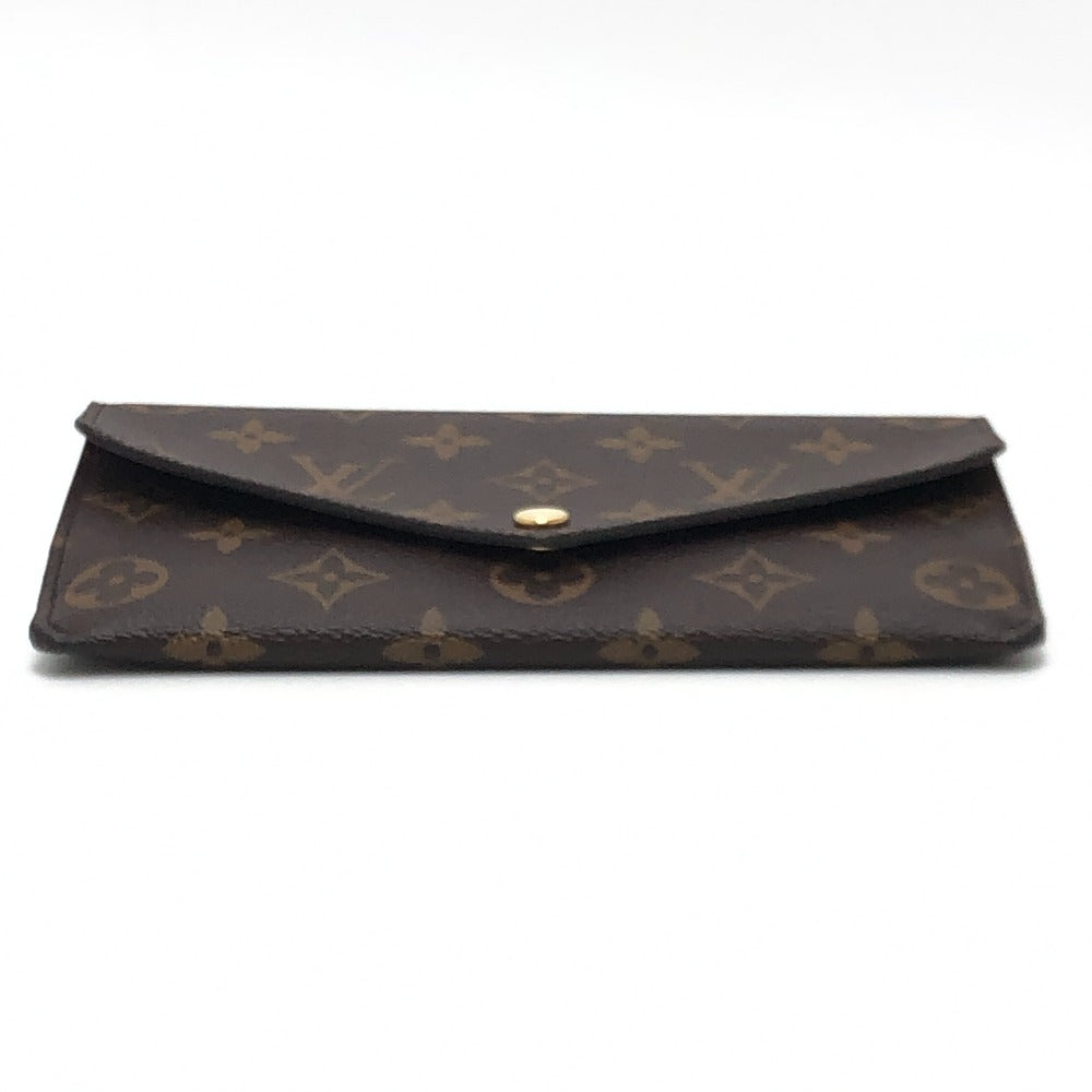 LOUIS VUITTON M62203 Portefeuille Jeanne Card Case Long Wallet Monogram Canvas Women's Rose Ballerine