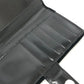 GUCCI Old Gucci Interlocking G Long Wallet, Flap Wallet, Suede/Patent Leather, Women's, Black