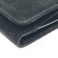 GUCCI Old Gucci Interlocking G Long Wallet, Flap Wallet, Suede/Patent Leather, Women's, Black