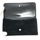 GUCCI Old Gucci Interlocking G Long Wallet, Flap Wallet, Suede/Patent Leather, Women's, Black