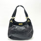 COACH F19453 ロゴプレート 肩掛け カバン バッグ ハンドバッグ レザー レディース ブラック