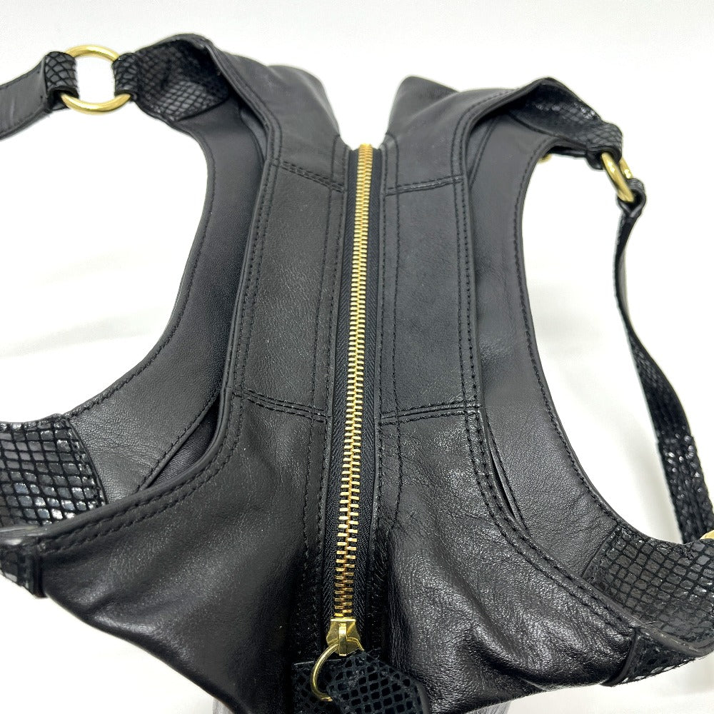 COACH F19453 ロゴプレート 肩掛け カバン バッグ ハンドバッグ レザー  