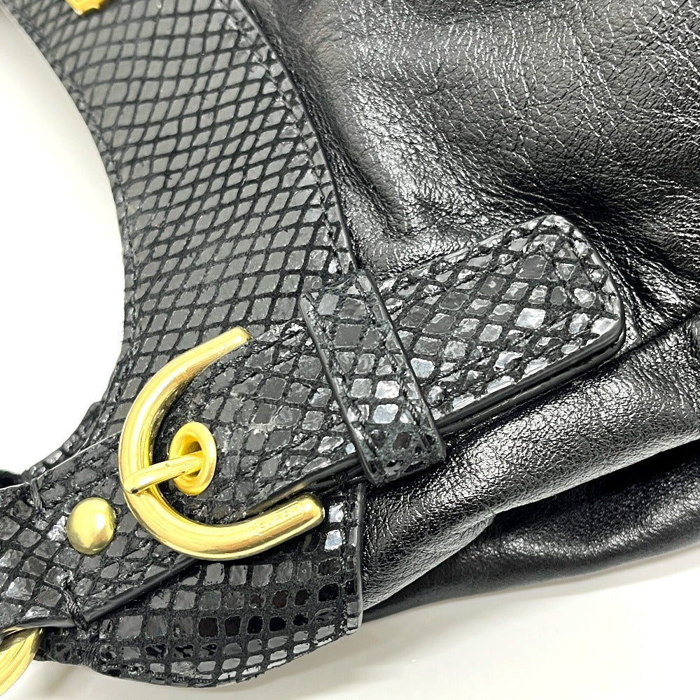 COACH F19453 ロゴプレート 肩掛け カバン バッグ ハンドバッグ レザー レディース ブラック