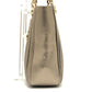 BVLGARI Monete Nappa Plisse Bag, Chain Shoulder Bag, Tote Bag, Leather, Women's, Gold