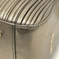 BVLGARI Monete Nappa Plisse Bag, Chain Shoulder Bag, Tote Bag, Leather, Women's, Gold